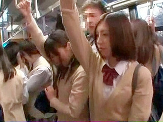 Japanese schoolgirls' naughty panty show will make you horny
